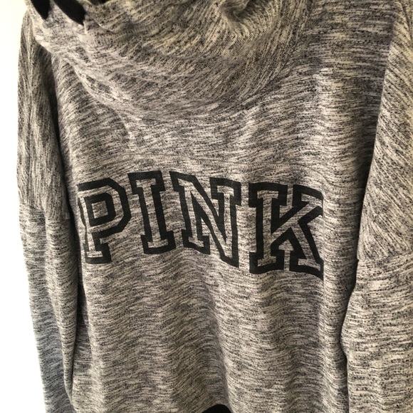 Pink brand black and gray sweater - Picture 3 of 6